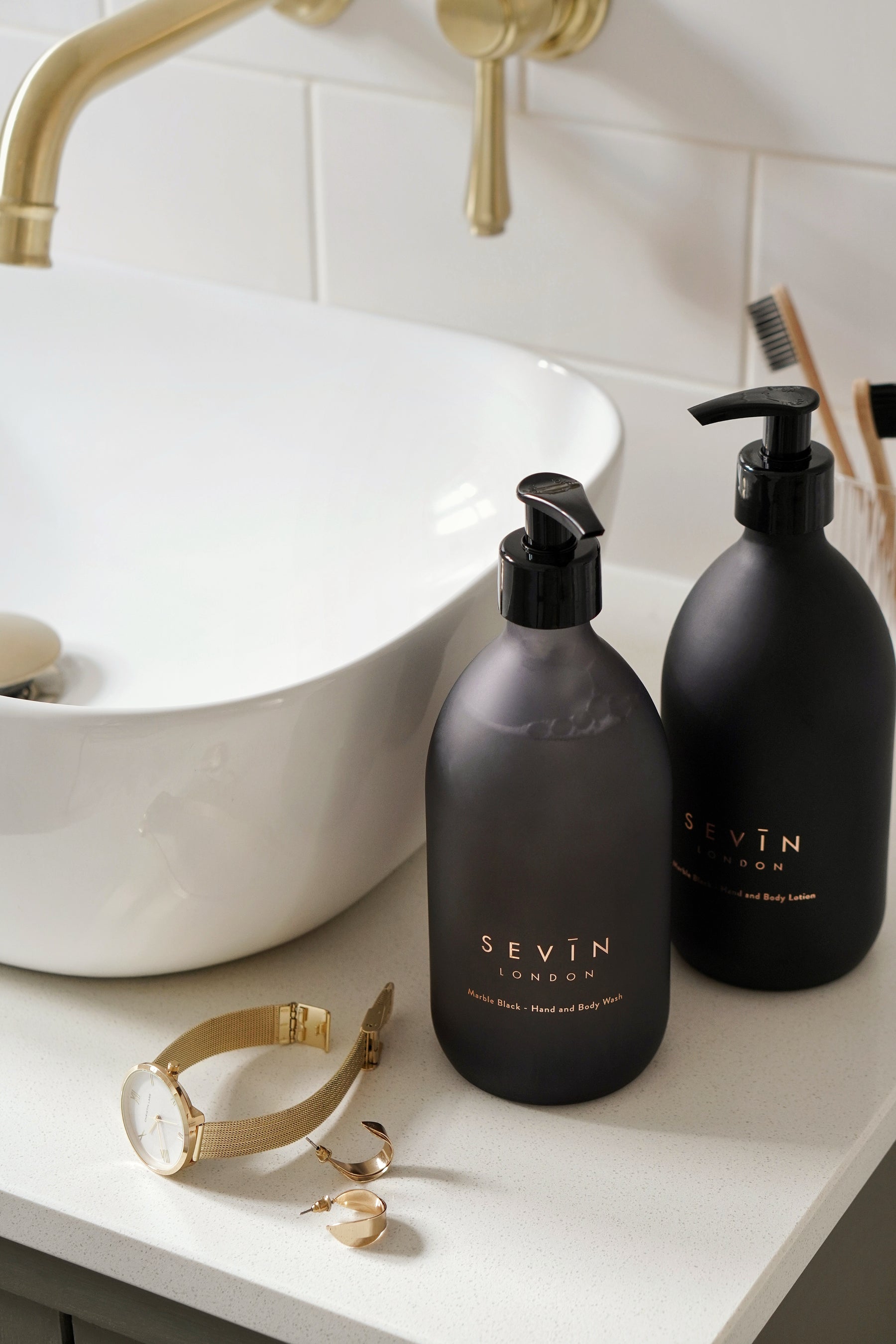 Marble Black Hand And Body Wash 500ml Black Edition