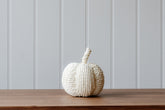 Small White Rope Pumpkin