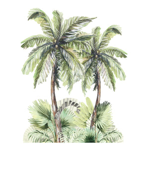 Tropical Island Wall Mural