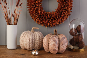 Brown Pumpkin with Rope Detailing