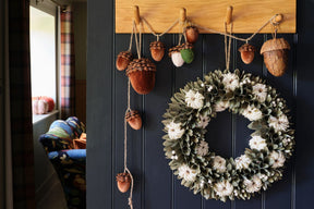 Green Pumpkin Wreath