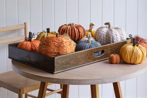 Orange Felt Pumpkin