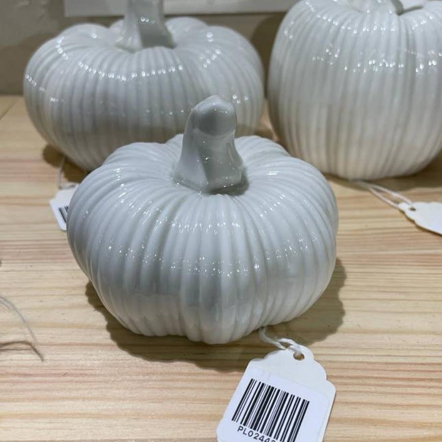 Ribbed Pumpkin, 8cm