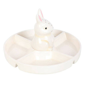 Easter Bunny Chip and Dip Snack Serving Dish