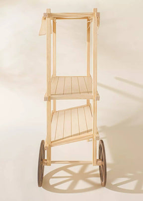 Mini Wooden Play Market Stand