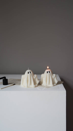 Ghost candle : Spice pumpkin