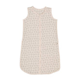 ADELE LIGHTWEIGHT BABY SLEEPING BAG - DOTTED HEART: Greige / Dotted heart