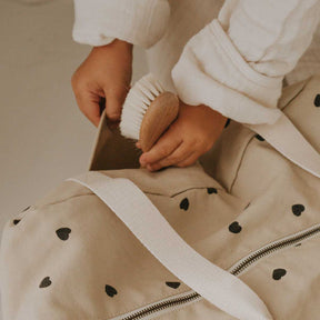 RAPHAEL DIAPER BAG - WEEKEND BAG SAND: SAND / HEART