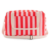 RAPHAEL DIAPER BAG - WEEKEND BAG STRIPES TOMATO/CANDY