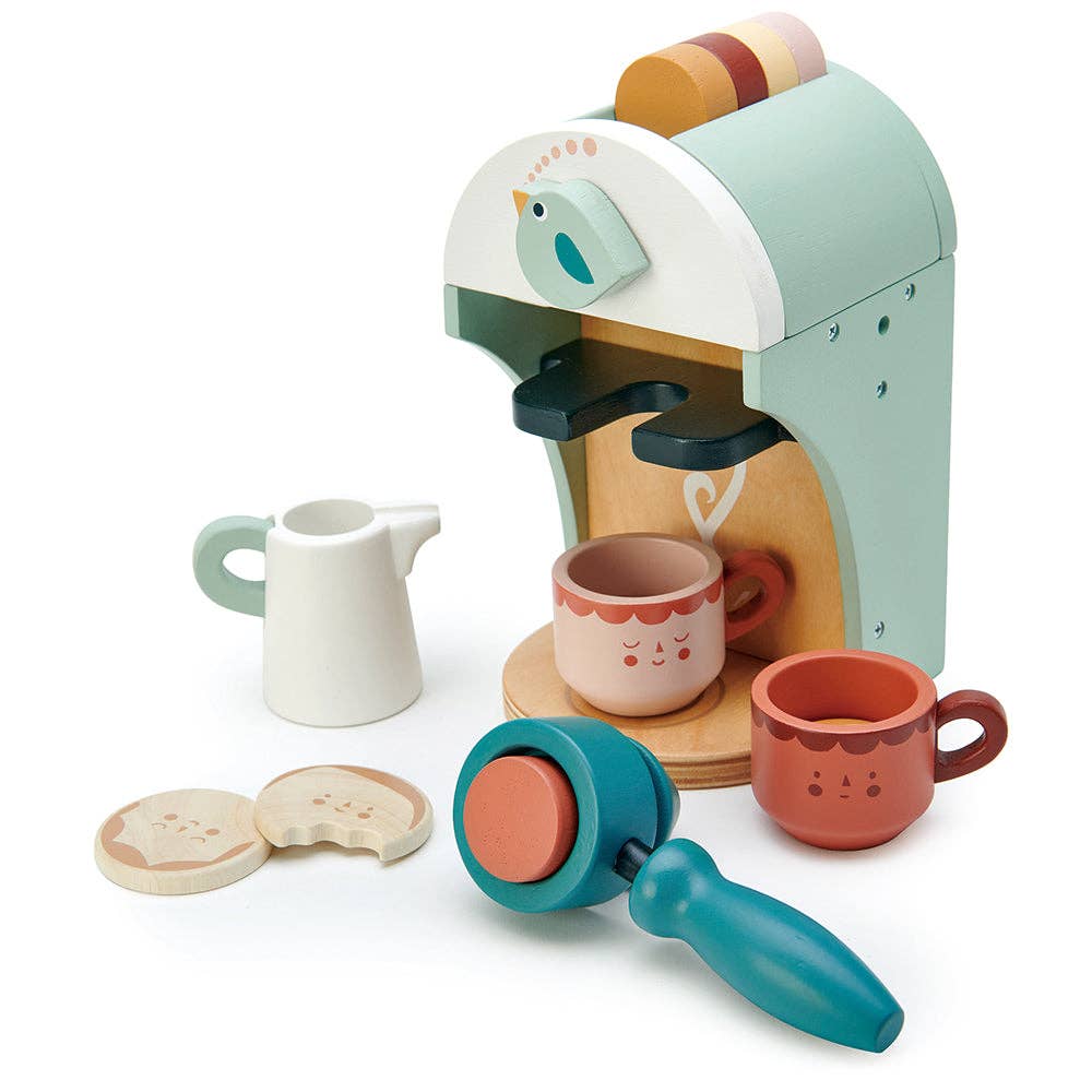 Wooden Babyccino Maker Toy Coffee Machine