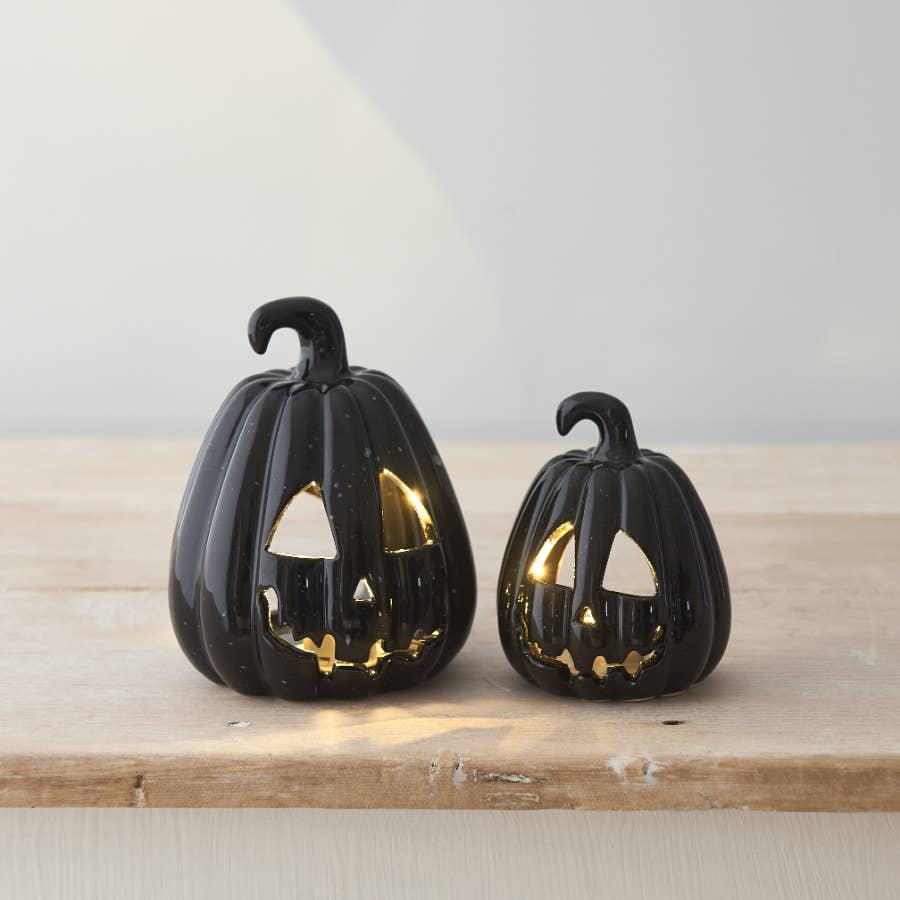 Carved Pumpkin Lantern, 10cm