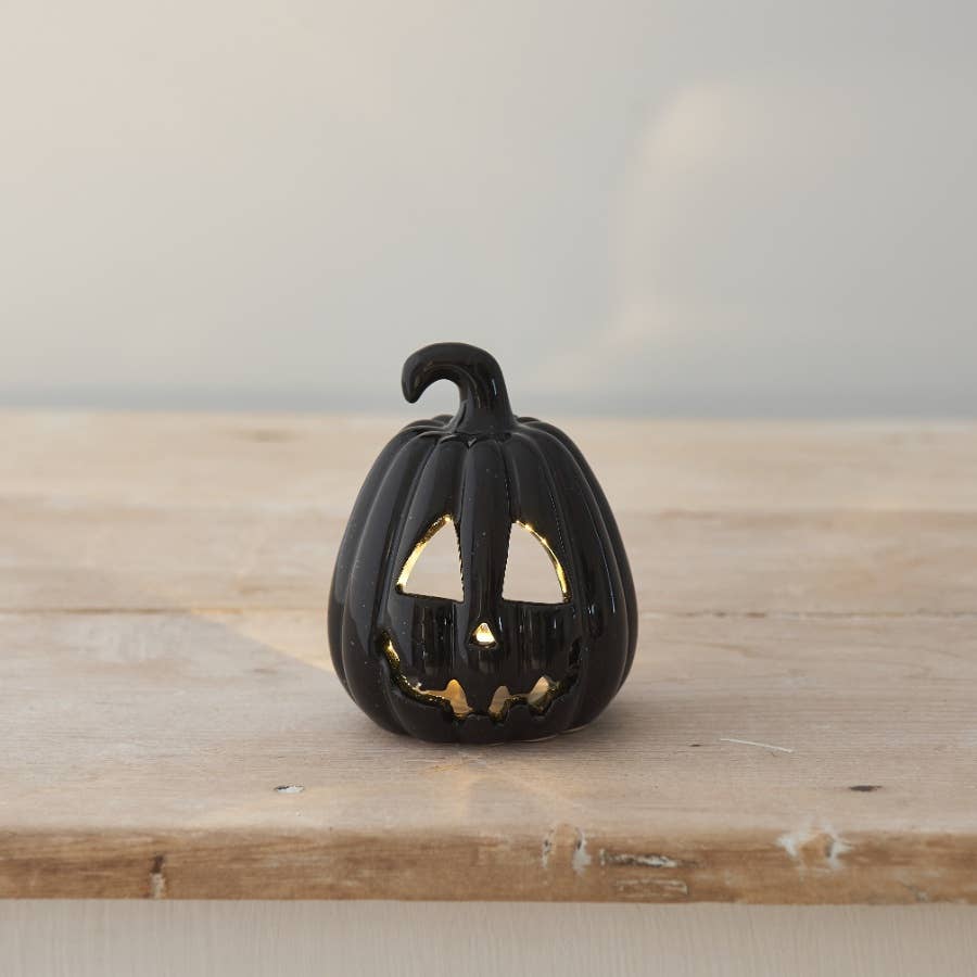 Carved Pumpkin Lantern, 10cm