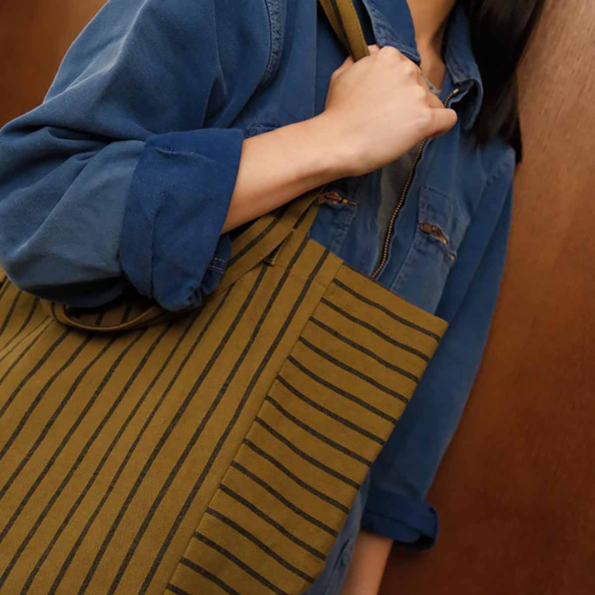 ELISABETH TOTE BAG TENNIS OLIVE