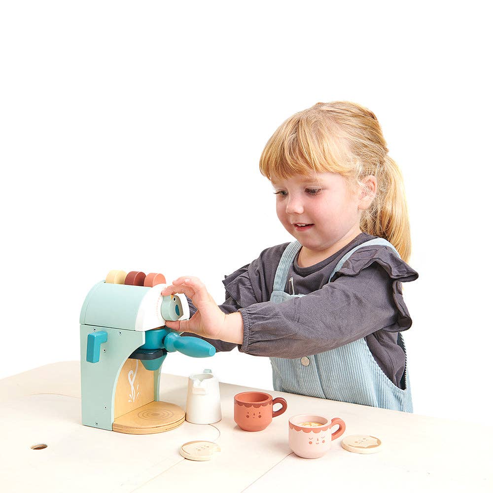 Wooden Babyccino Maker Toy Coffee Machine