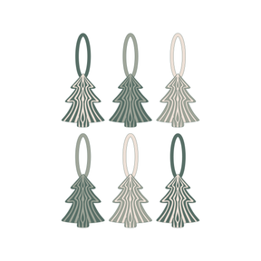 3D Paper Tree Decorations