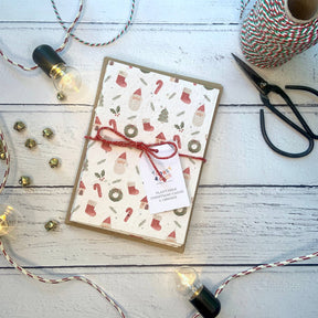 Plantable Christmas Card 4 pack: Red/Green