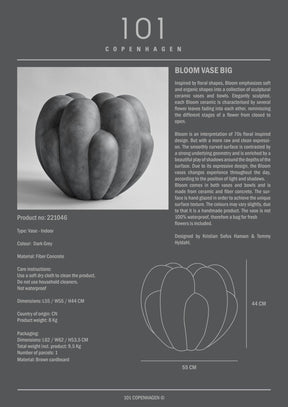 101 Copenhagen_Bloom Vase Big_Dark Grey_221046_7_02.09.2022