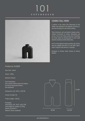 101 Copenhagen Cobra Tall Mini Coffee