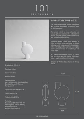 101 Copenhagen_Sphere Vase Bubl Medio_Bone White_221013_9_02.09.2022