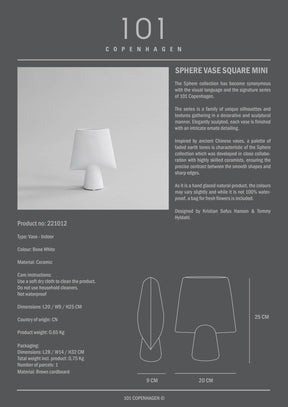 101 Copenhagen_Sphere Vase Square Mini_Bone White_221012_9_02.09.2022