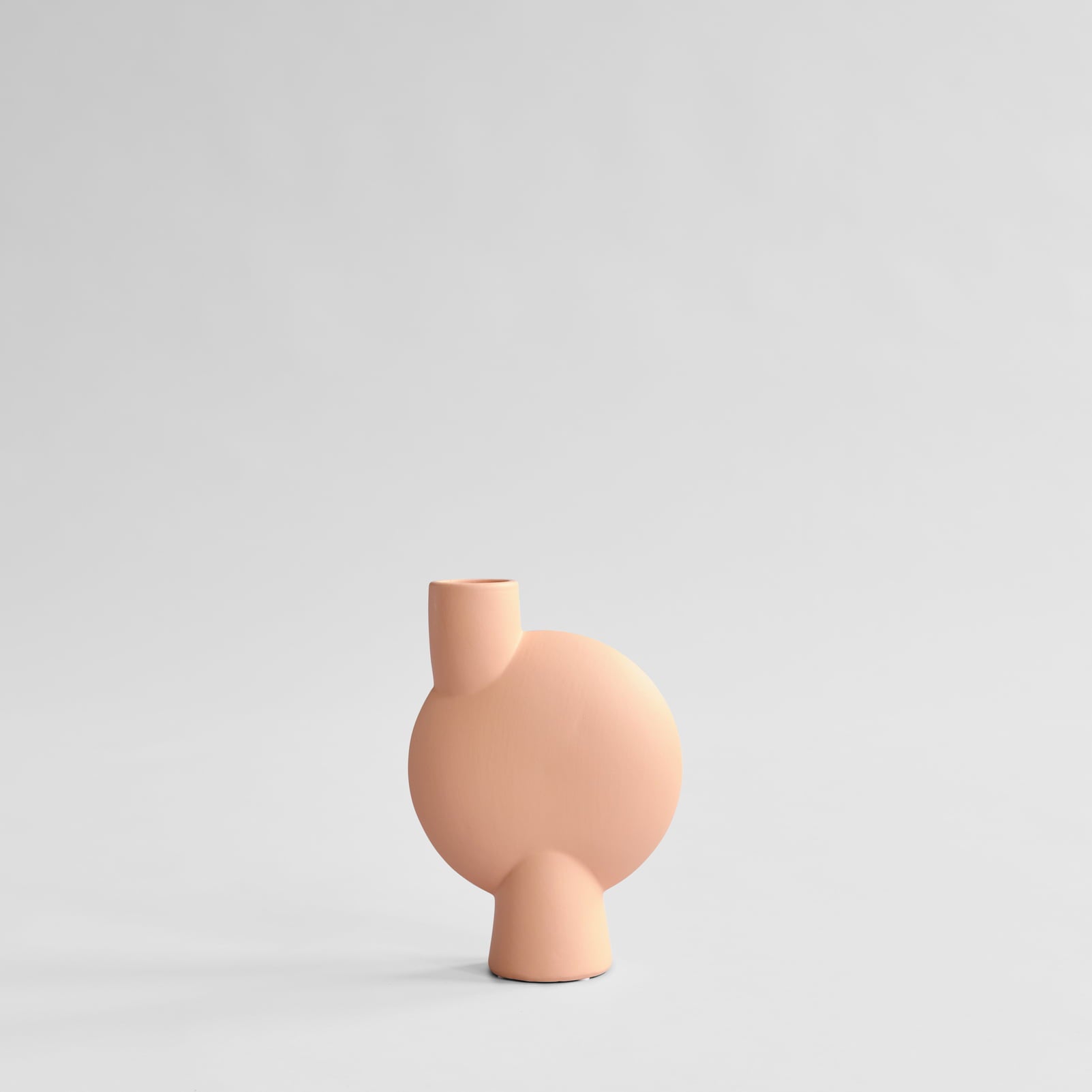 221034- Sphere Vase Bubl, Medio - Apricot