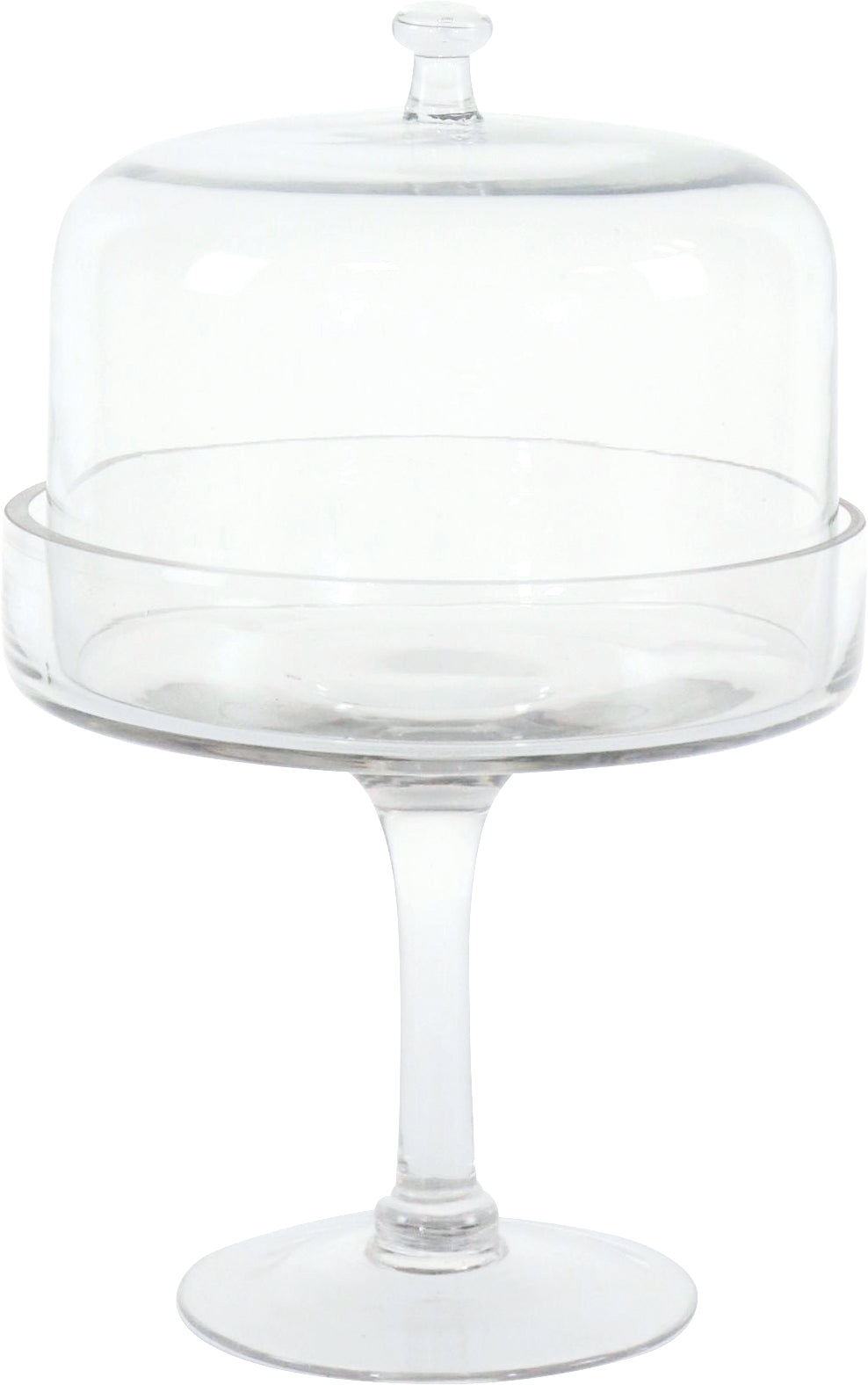 Glass Bell Cake Stand Small