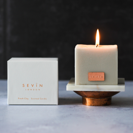Sevin London Fresh Clay Scented Candle Small