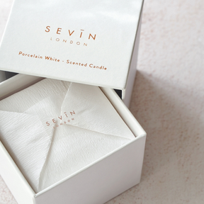 Sevin London Porcelain White Scented Candle Small