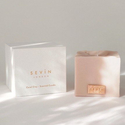 Sevin London Coral Clay Scented Candle Small