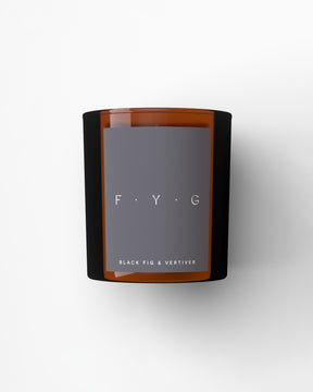FYG Black Fig & Vertiver Candle