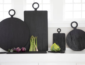 Arendal Black Mango Wood Rectangular Board Mini