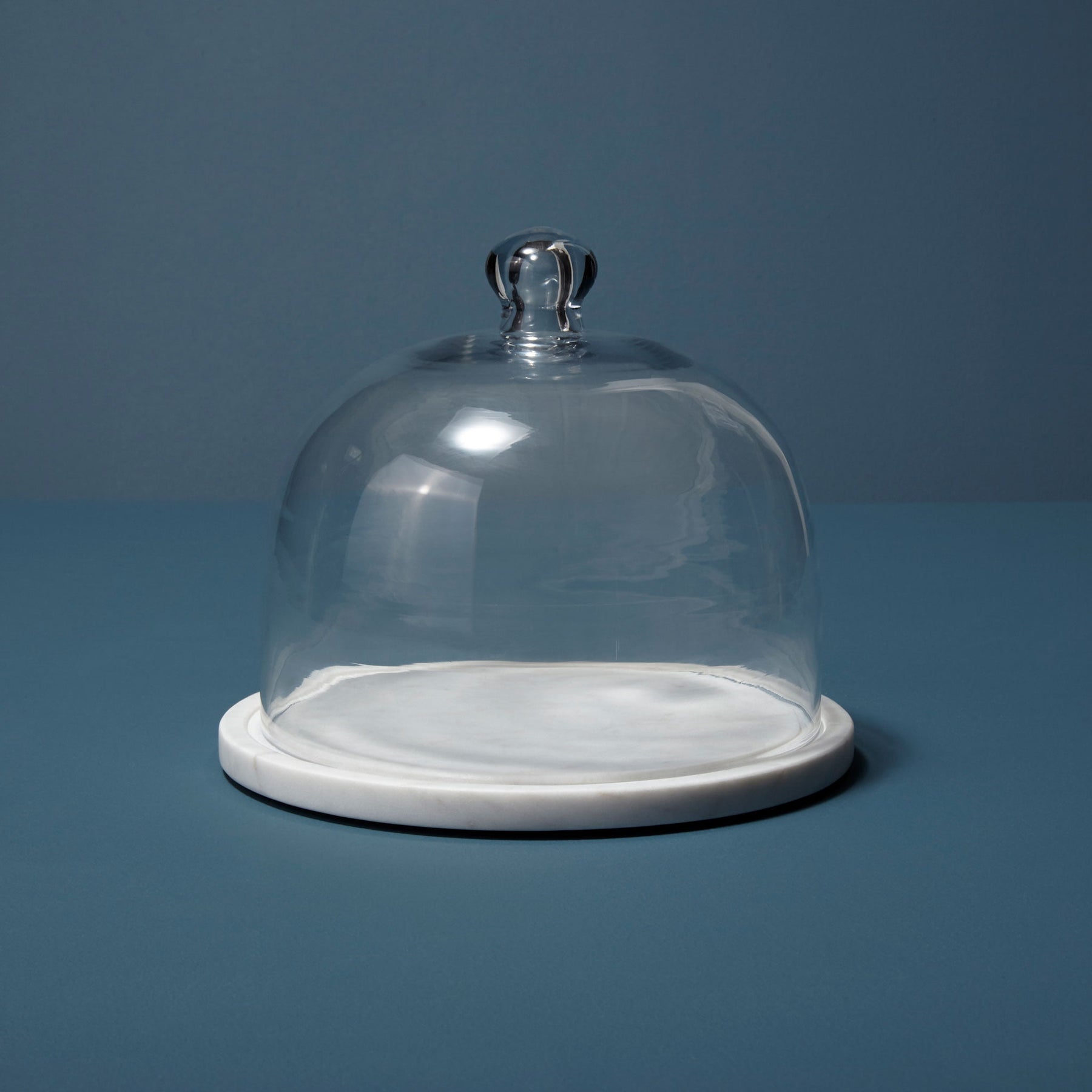 Be Home 58-85 White & Marble Glass Cloche IMG_0216