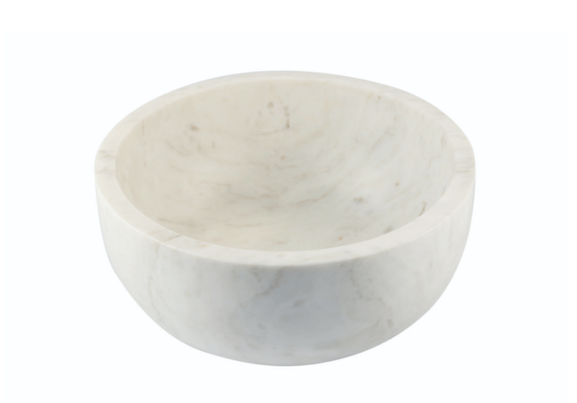 Be Home 580-08 White Marble extra large bowl