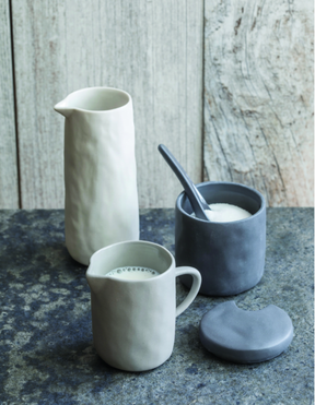 Be Home 64-66 Stoneware Cellar & Spoon1