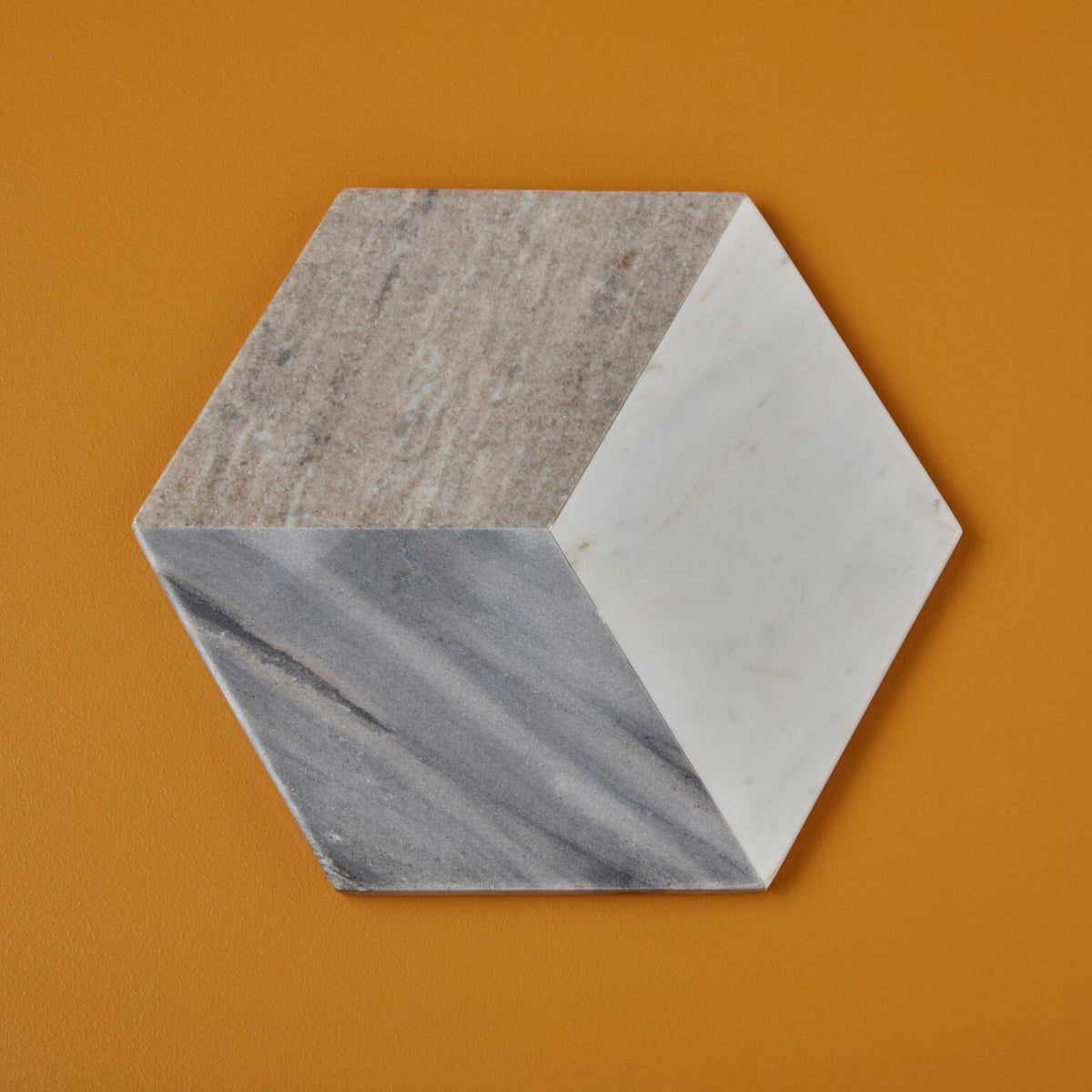 Be Home_Geometric Marble Hexagon Board_58-14_Marble_13062022