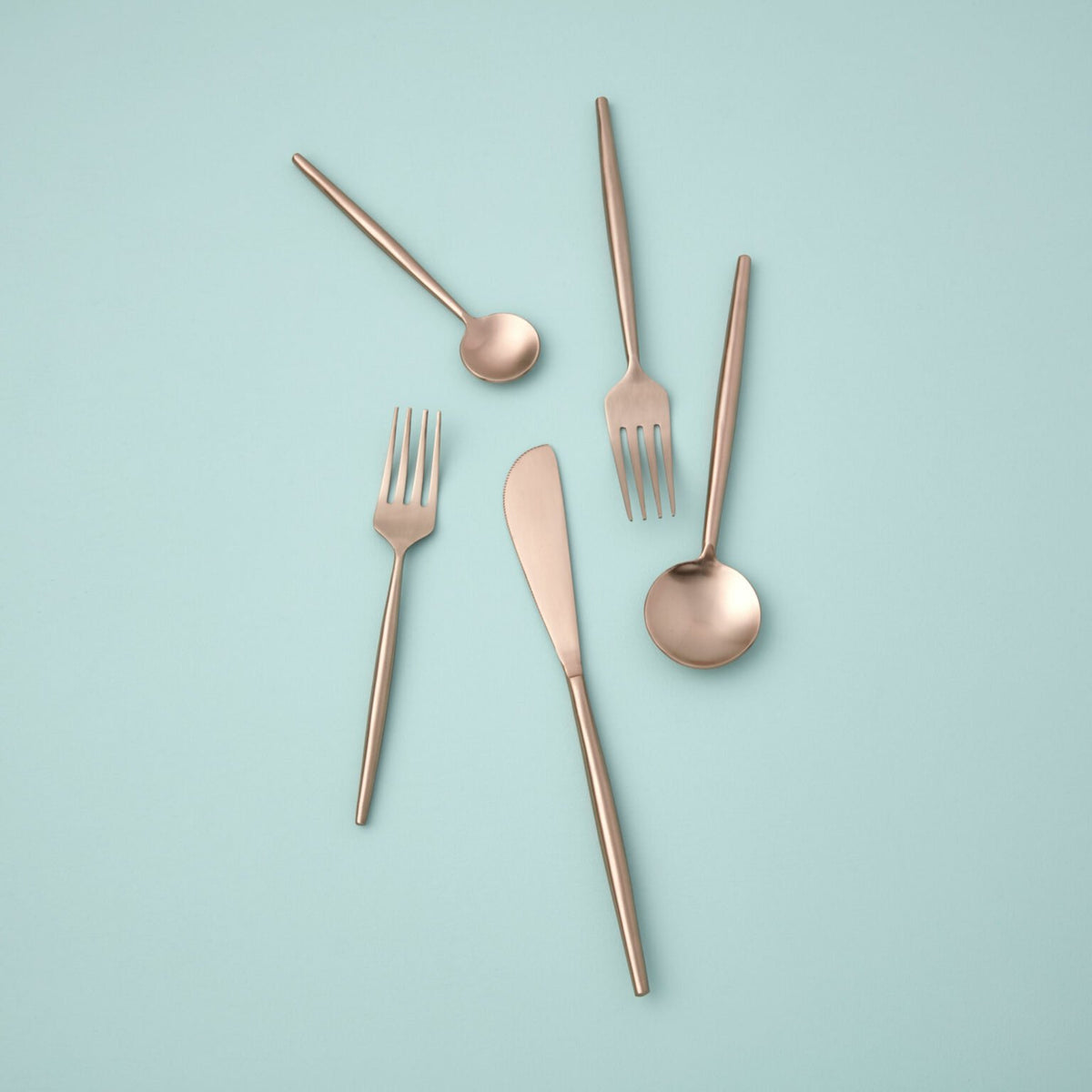 Be Home_Rosé Flatware, Set of 5_25-79_Rosé_14062022