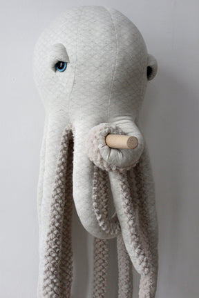 Big Stuffed Big Albino Octopus