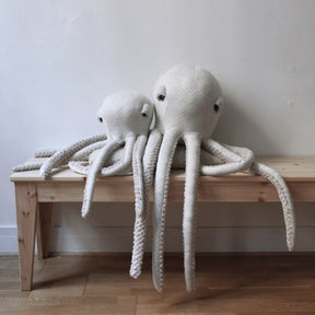 Big Stuffed Big Albino Octopus