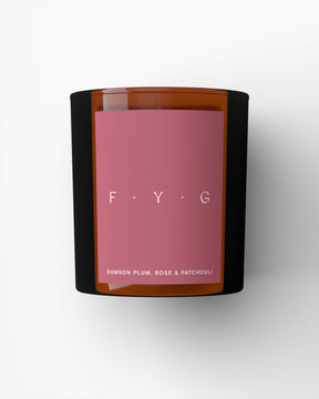 FYG Damson Plum Rose & Patchouli Candle