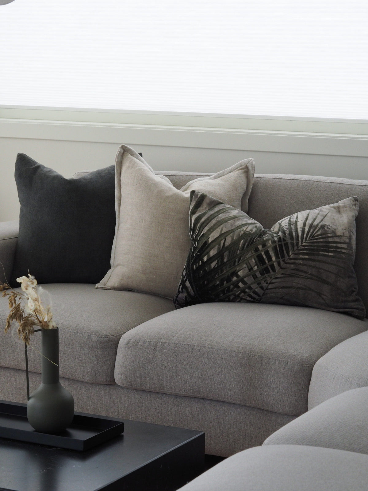 Coming Home Linnea Cushion Twill Green