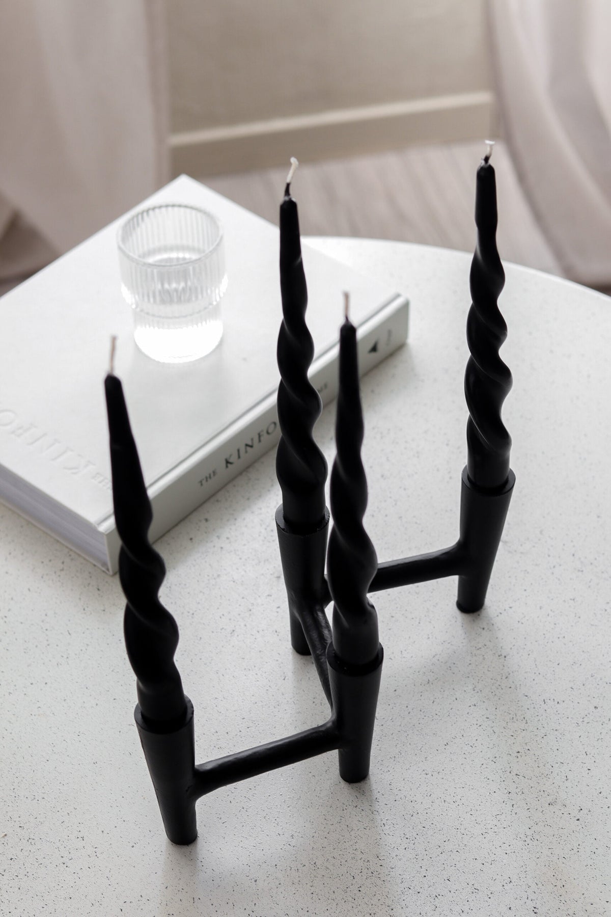 Coming Home Solar Candleholder Black 21088