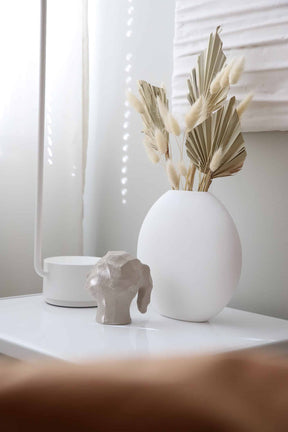 HI-028-25-WH Pastille Vase 20cm White INT05