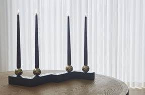OYOY Candle holder black low group