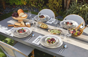 Be Home Stoneware Flat Plate Slate Grey Medium