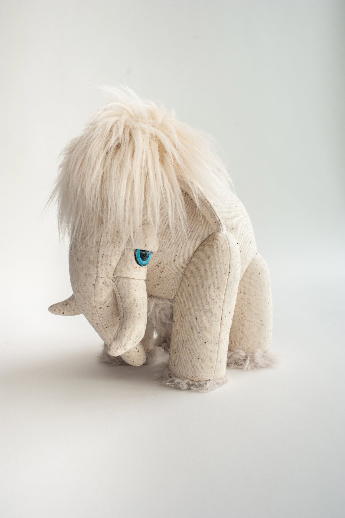 Big Stuffed Small Albino Mammoth