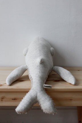 Big Stuffed Small Albino Whale