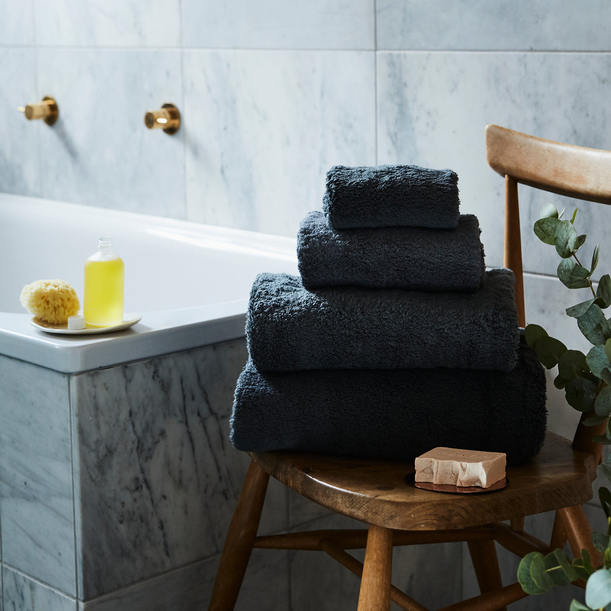 Sevin London Bubble Bath Linen Charcoal