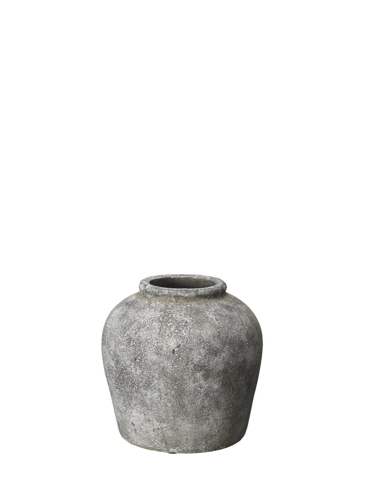 Wikholm Vase 92121 cemenrt grey 1