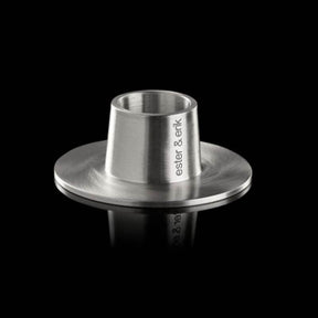 ester_and_erik_matt_silver_candle_holder_black_background_cut_out_800